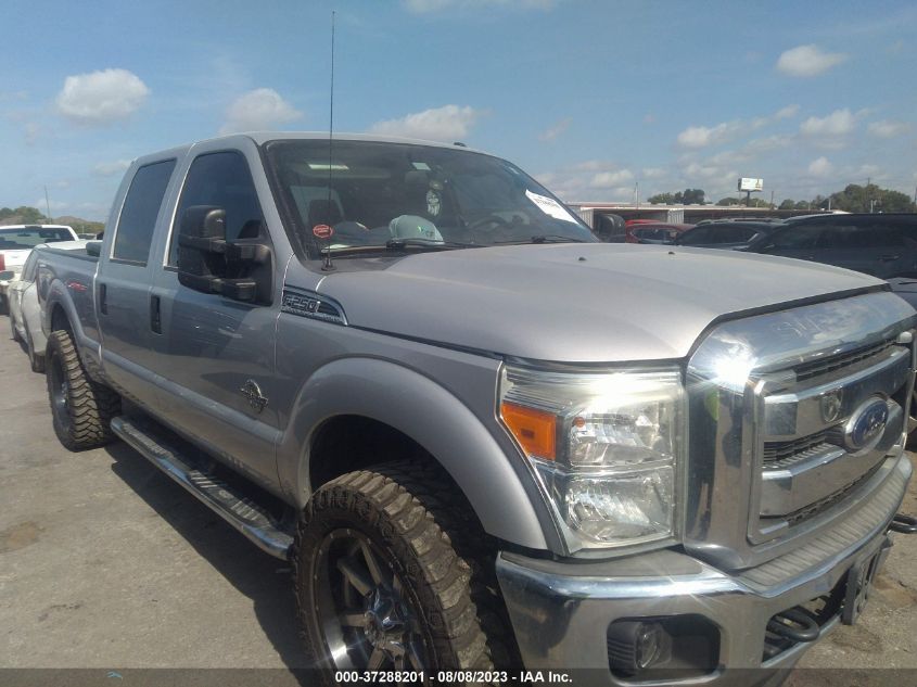 2015 FORD SUPER DUTY F-250 SRW LARIAT/PLATINUM - 1FT7W2BT9FEC34486