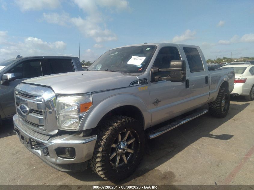 2015 FORD SUPER DUTY F-250 SRW LARIAT/PLATINUM - 1FT7W2BT9FEC34486
