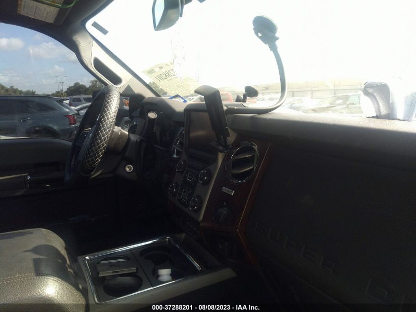 2015 FORD SUPER DUTY F-250 SRW LARIAT/PLATINUM - 1FT7W2BT9FEC34486