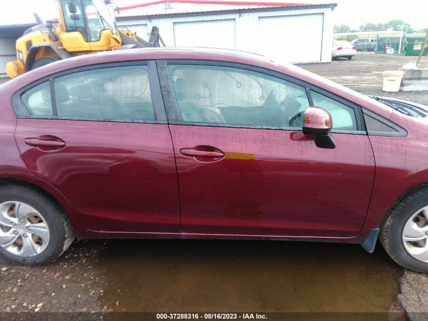 2013 HONDA CIVIC SDN LX - 19XFB2F58DE042349