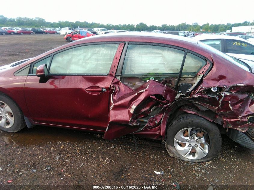 2013 HONDA CIVIC SDN LX - 19XFB2F58DE042349