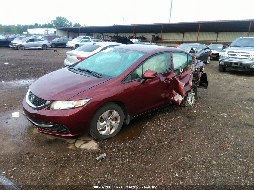 2013 HONDA CIVIC SDN LX - 19XFB2F58DE042349