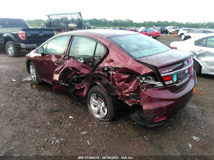 2013 HONDA CIVIC SDN LX - 19XFB2F58DE042349