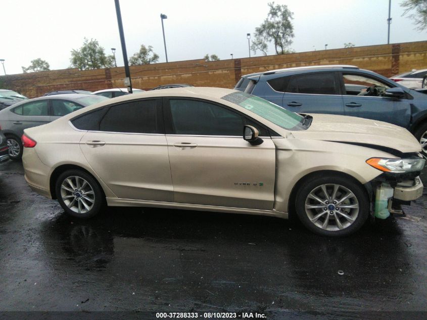 2017 FORD FUSION HYBRID SE - 3FA6P0LU9HR354783