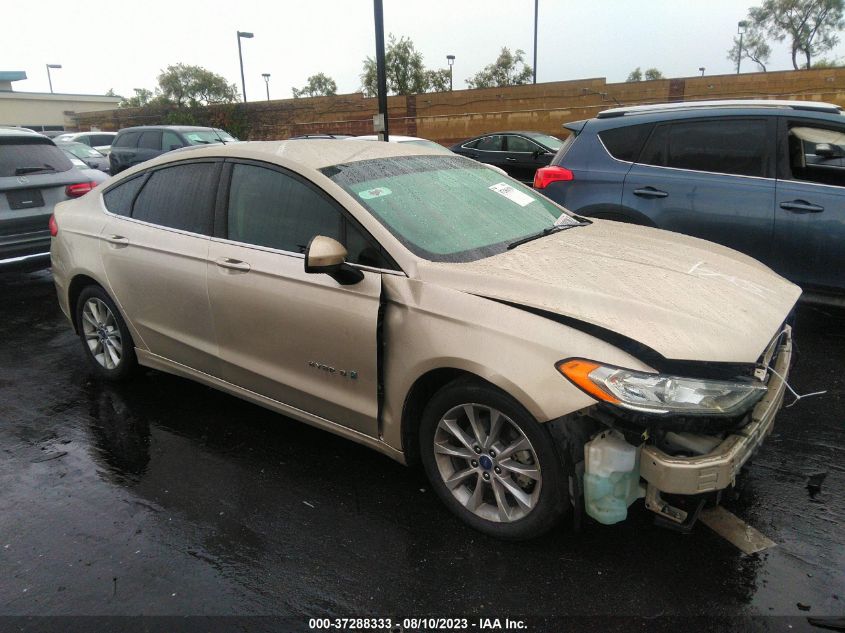 2017 FORD FUSION HYBRID SE - 3FA6P0LU9HR354783