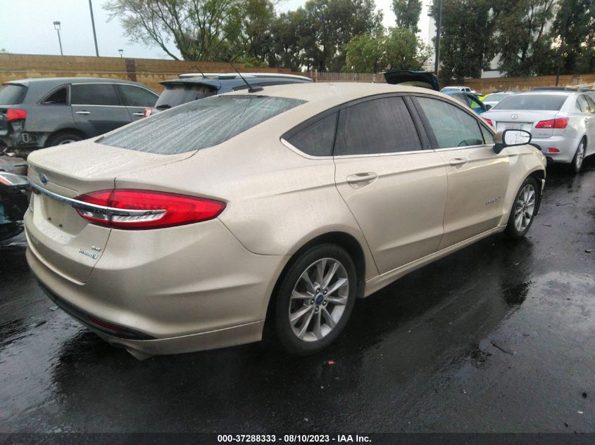 2017 FORD FUSION HYBRID SE - 3FA6P0LU9HR354783