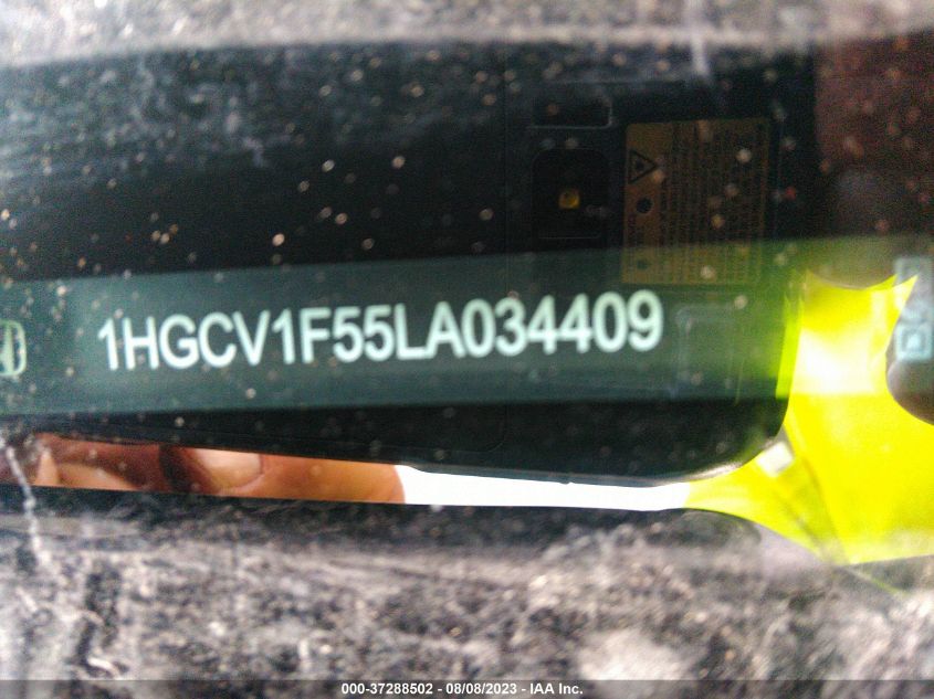 2020 HONDA ACCORD SEDAN EX-L - 1HGCV1F55LA034409