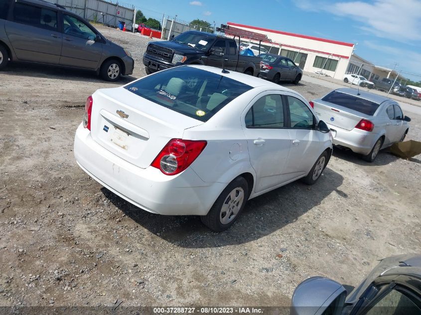2014 CHEVROLET SONIC LS - 1G1JA5SH9E4206590