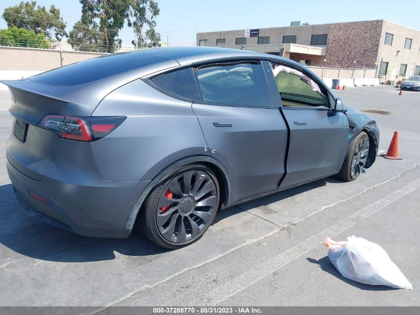 2022 TESLA MODEL Y PERFORMANCE - 7SAYGDEF8NF485244