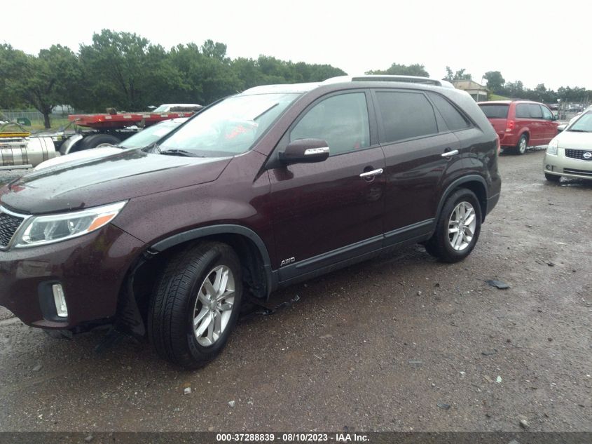 2014 KIA SORENTO LX - 5XYKTCA69EG506514