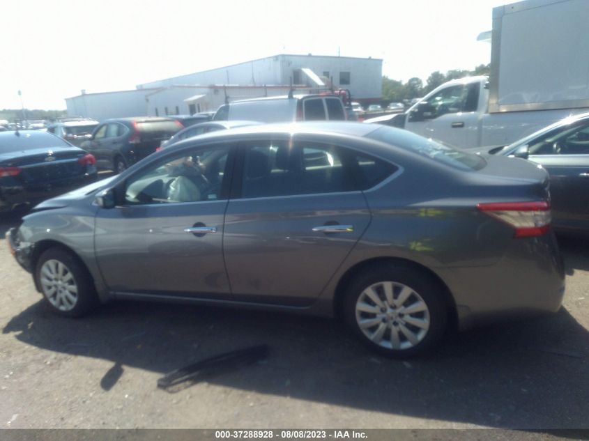 2015 NISSAN SENTRA S - 3N1AB7AP0FY362074