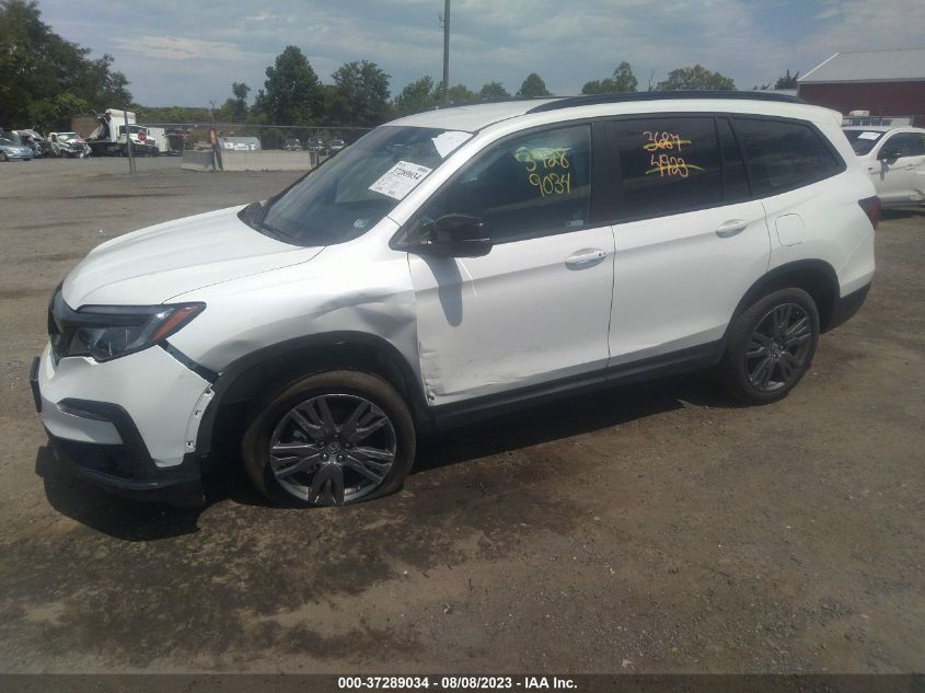 2022 HONDA PILOT SPORT - 5FNYF6H39NB061942