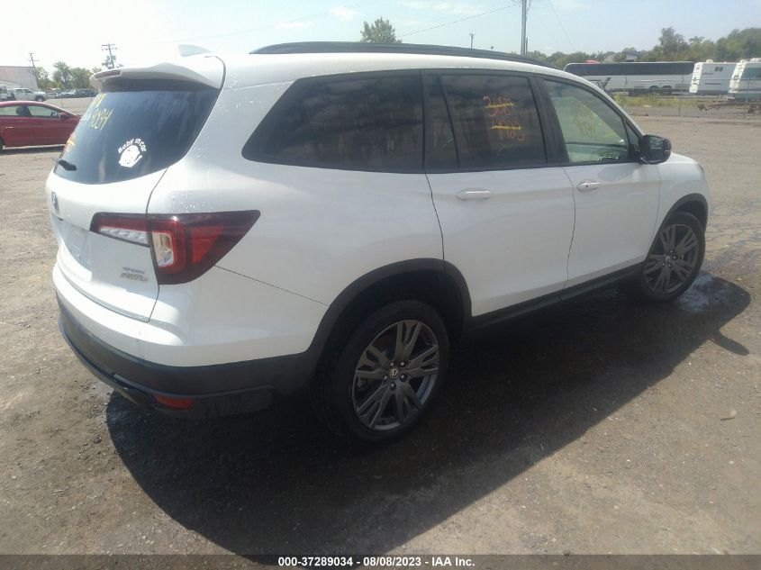 2022 HONDA PILOT SPORT - 5FNYF6H39NB061942