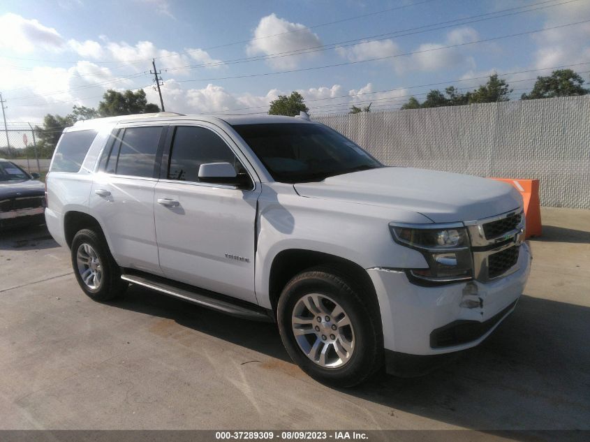 2019 CHEVROLET TAHOE K1500 LT - 1GNSKBKC4KR169806