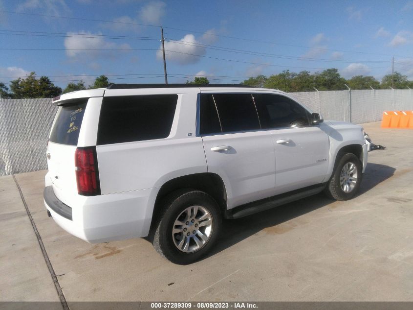 2019 CHEVROLET TAHOE K1500 LT - 1GNSKBKC4KR169806