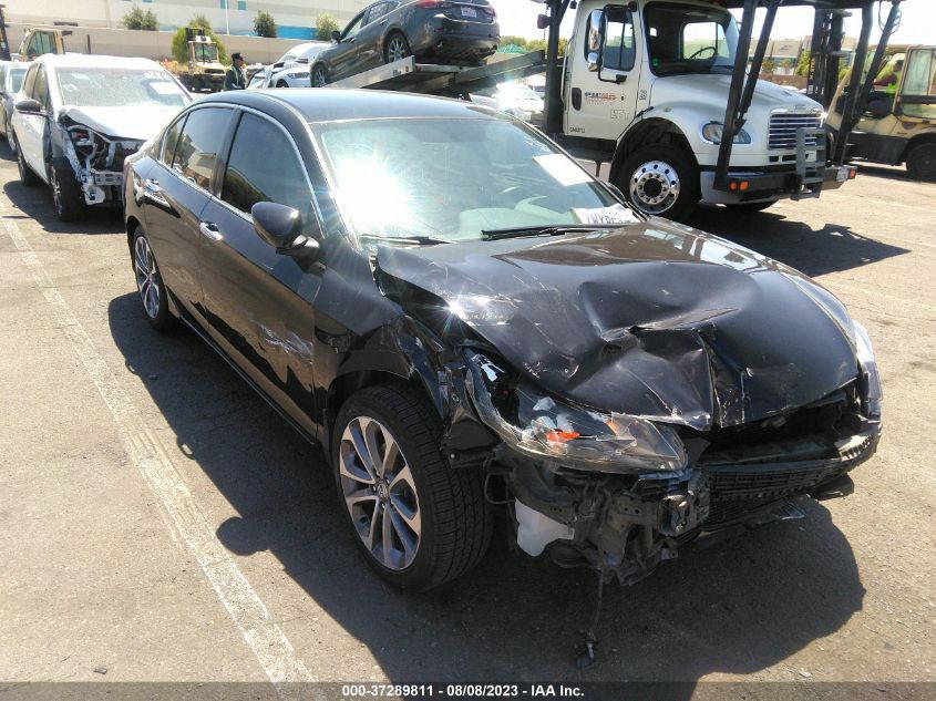 2015 HONDA ACCORD SEDAN SPORT - 1HGCR2F59FA163462