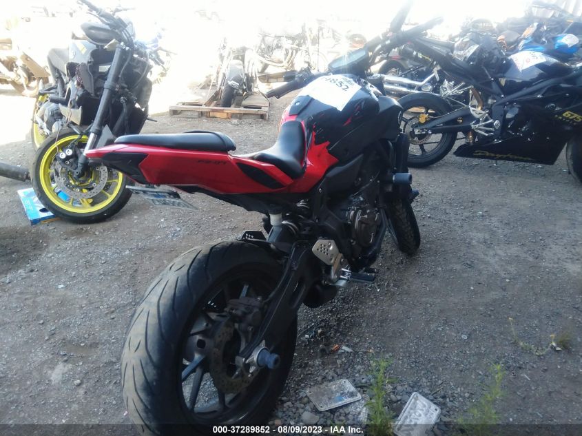 2017 YAMAHA FZ07 C JYARM06Y7HA003729