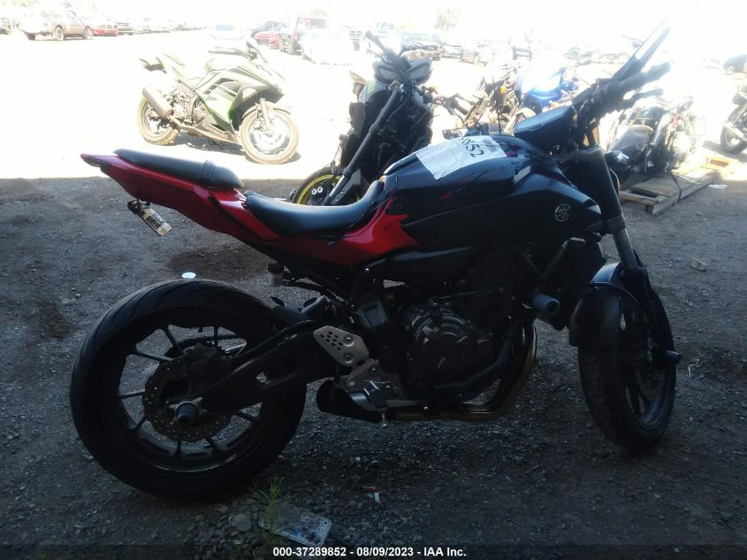 2017 YAMAHA FZ07 C JYARM06Y7HA003729