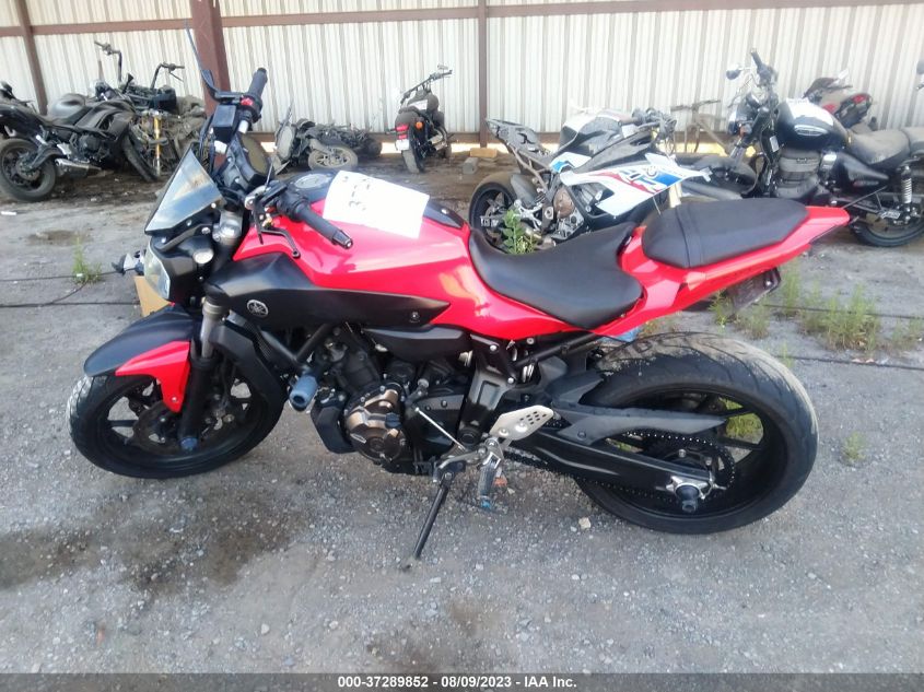 2017 YAMAHA FZ07 C JYARM06Y7HA003729