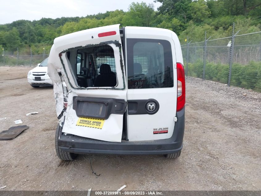 2017 RAM PROMASTER CITY CARGO VAN TRADESMAN ZFBERFAB8H6F51175