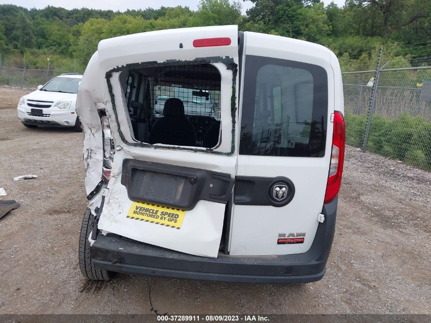 2017 RAM PROMASTER CITY CARGO VAN TRADESMAN ZFBERFAB8H6F51175