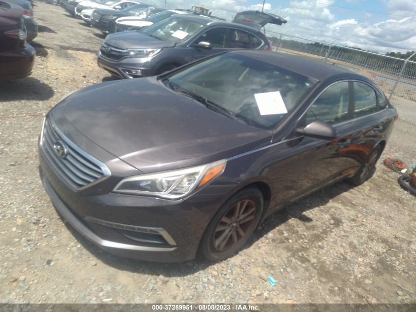 2015 HYUNDAI SONATA 2.4L SE - 5NPE24AF1FH035751