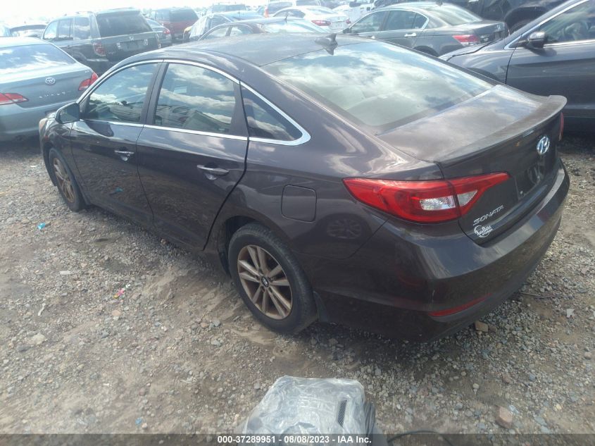 2015 HYUNDAI SONATA 2.4L SE - 5NPE24AF1FH035751