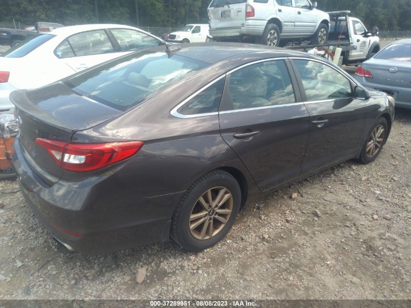 2015 HYUNDAI SONATA 2.4L SE - 5NPE24AF1FH035751