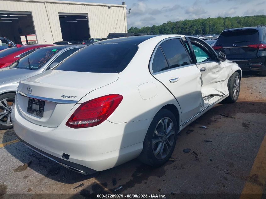 2015 MERCEDES-BENZ C-CLASS C 300 - 55SWF4KBXFU010266