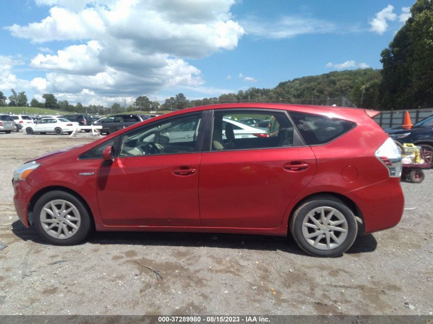 2013 TOYOTA PRIUS V TWO/THREE/FIVE - JTDZN3EU8D3191984