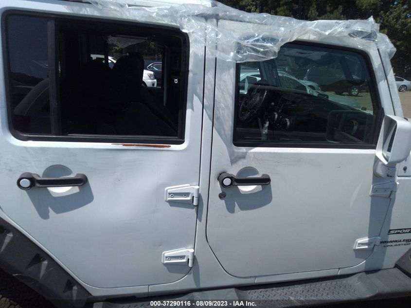 2018 JEEP WRANGLER JK UNLIMITED SPORT S 1C4BJWDG8JL812730