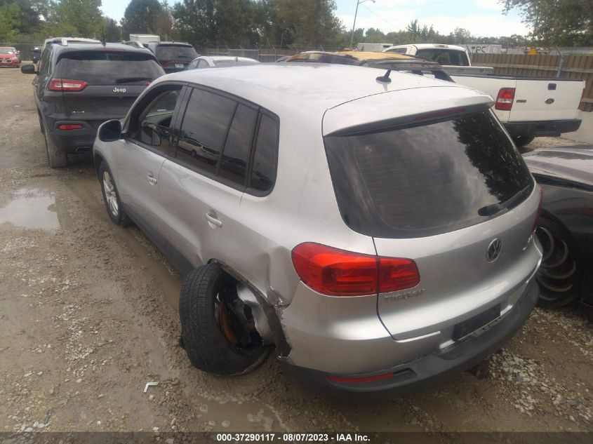 2013 VOLKSWAGEN TIGUAN S - WVGBV3AX2DW614425