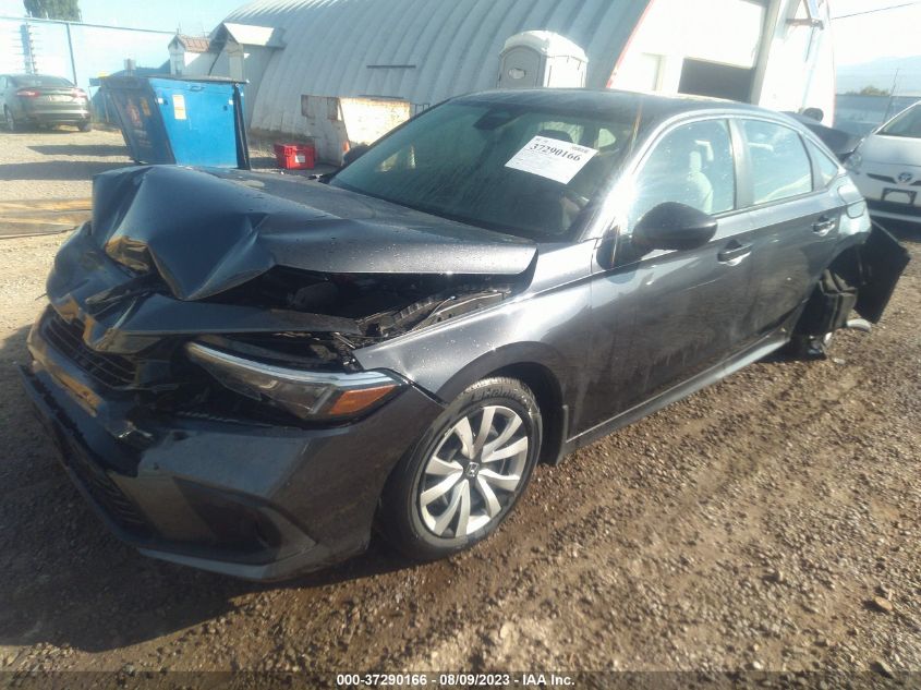 VIN 2HGFE2F29NH511615 2022 HONDA CIVIC SEDAN LX