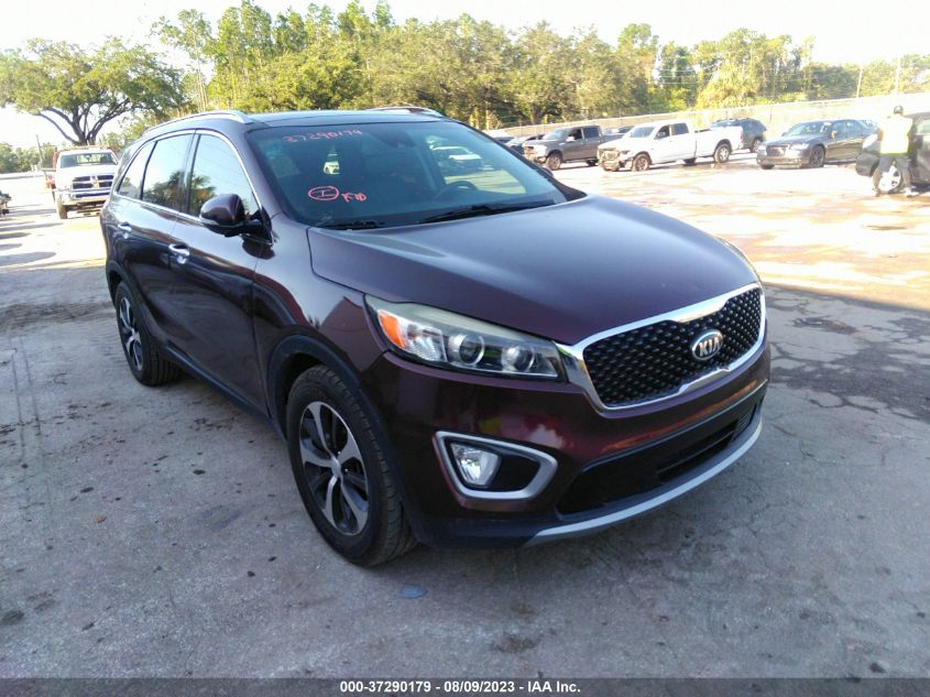 5XYPH4A50JG373625 KIA SORENTO EX V6 2018