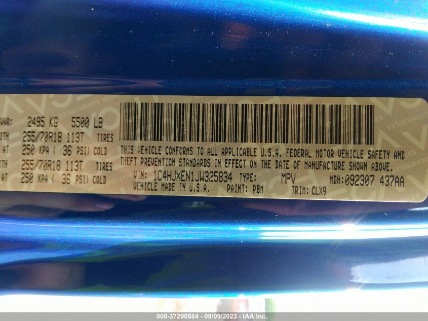 2018 JEEP WRANGLER UNLIMITED SAHARA - 1C4HJXEN1JW325834