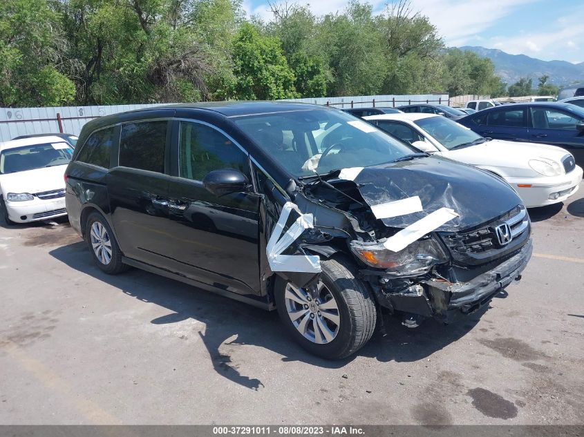 2016 HONDA ODYSSEY EX-L - 5FNRL5H65GB089824