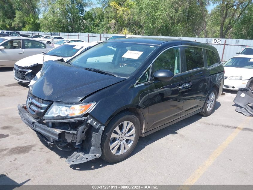 2016 HONDA ODYSSEY EX-L - 5FNRL5H65GB089824