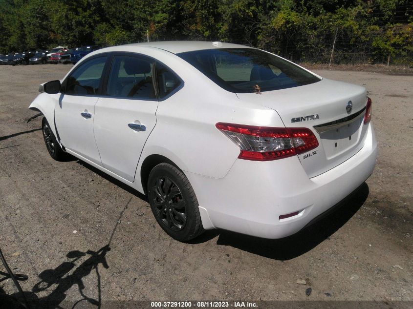 2015 NISSAN SENTRA SV - 3N1AB7AP9FY303802