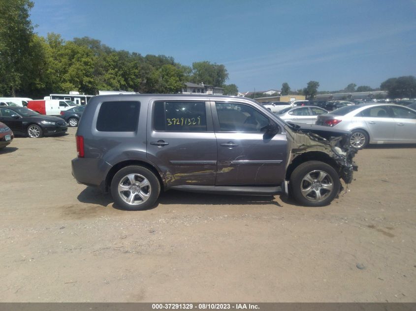 2014 HONDA PILOT EXL - 5FNYF4H50EB003823