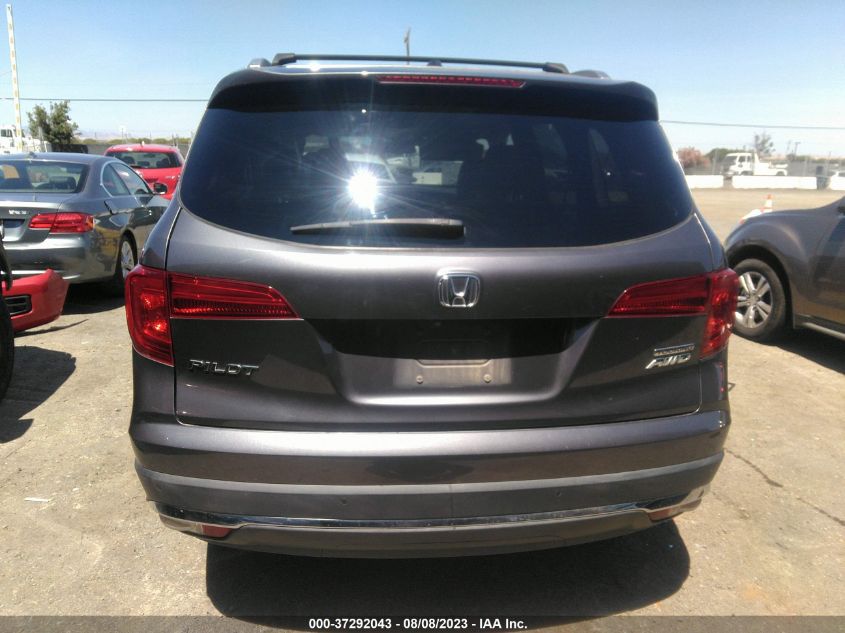 2017 HONDA PILOT TOURING - 5FNYF6H94HB010003