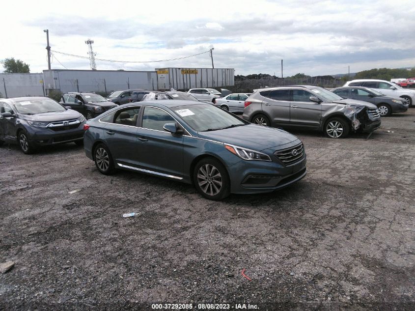 2015 HYUNDAI SONATA 2.4L SPORT - 5NPE34AF3FH109345