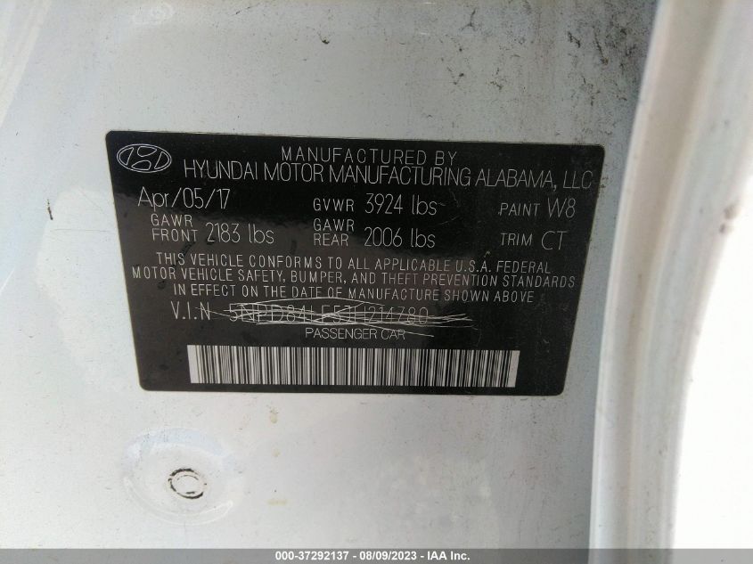 2018 HYUNDAI ELANTRA SEL - 5NPD84LF5JH214780