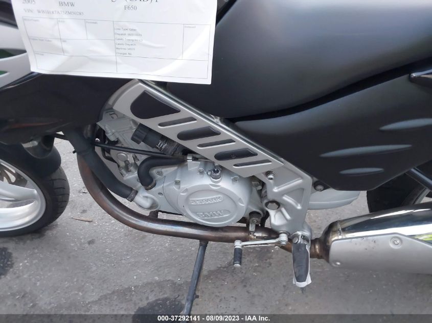 2005 BMW F650 CS WB10187A75ZM50285