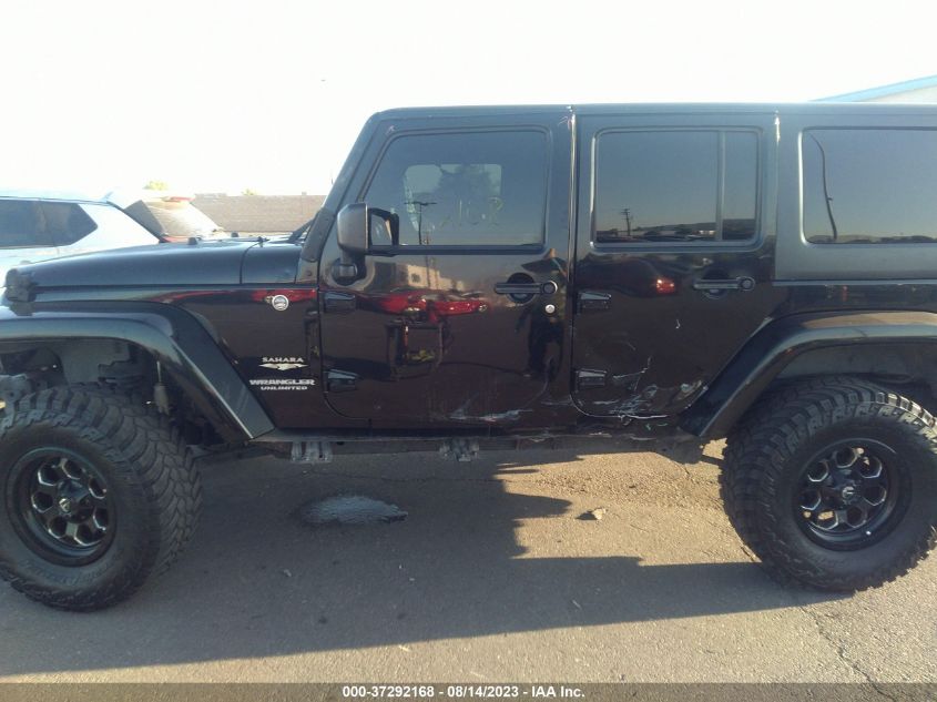 2015 JEEP WRANGLER UNLIMITED SAHARA - 1C4BJWEG5FL693508