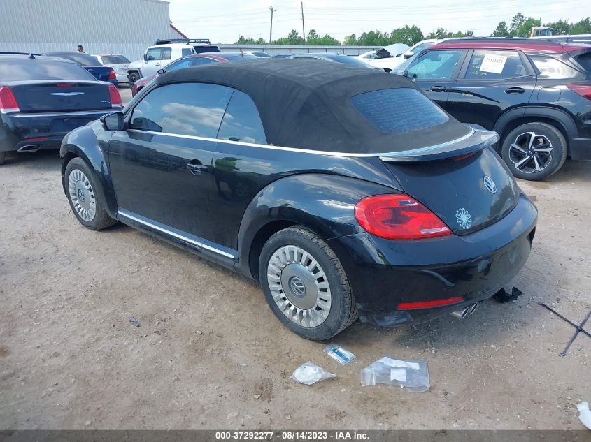 2013 VOLKSWAGEN BEETLE CONVERTIBLE 2.5L W/TECH 3VW5X7ATXDM805930