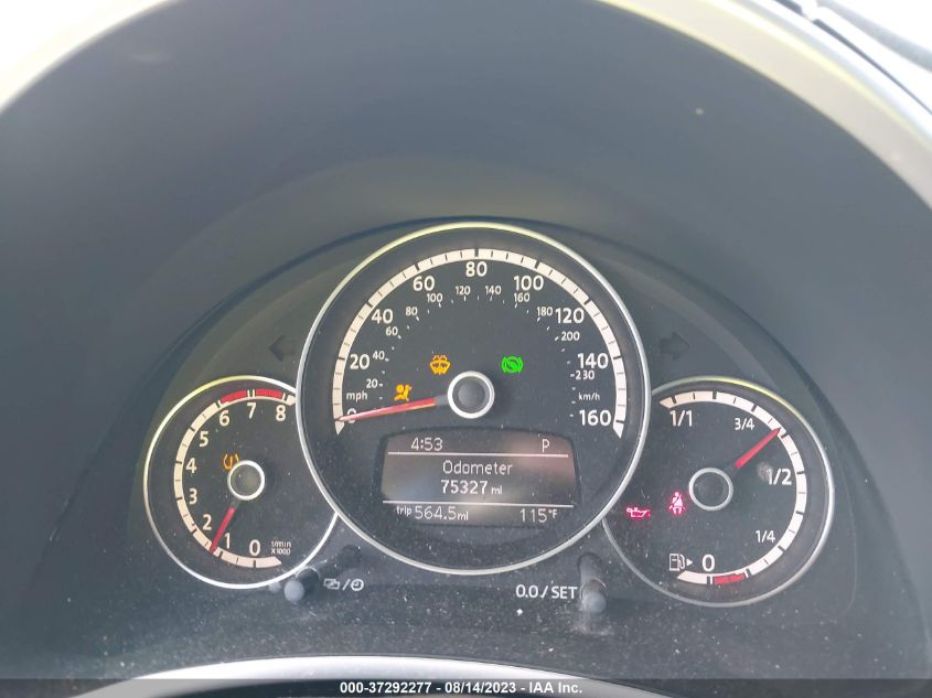 2013 VOLKSWAGEN BEETLE CONVERTIBLE 2.5L W/TECH 3VW5X7ATXDM805930