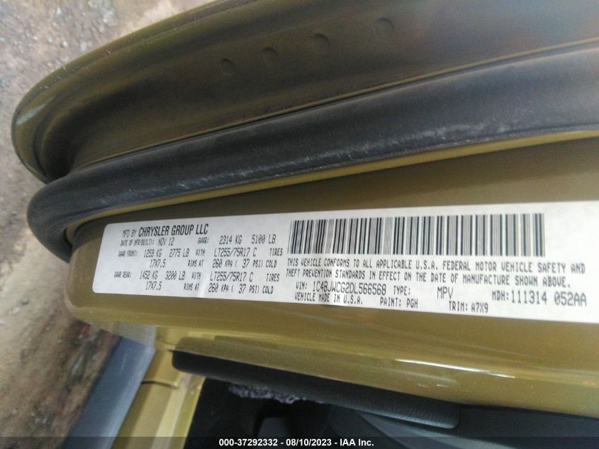 2013 JEEP WRANGLER RUBICON - 1C4BJWCG2DL566568