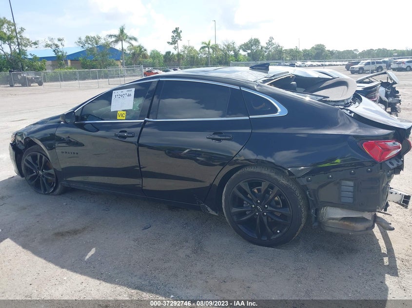 VIN 1G1ZD5ST4MF016360 2021 CHEVROLET MALIBU LT