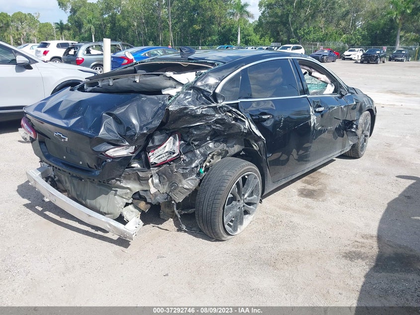 VIN 1G1ZD5ST4MF016360 2021 CHEVROLET MALIBU LT
