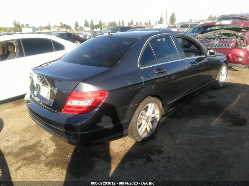 2013 MERCEDES-BENZ C-CLASS C 250 - WDDGF4HB1DA851708